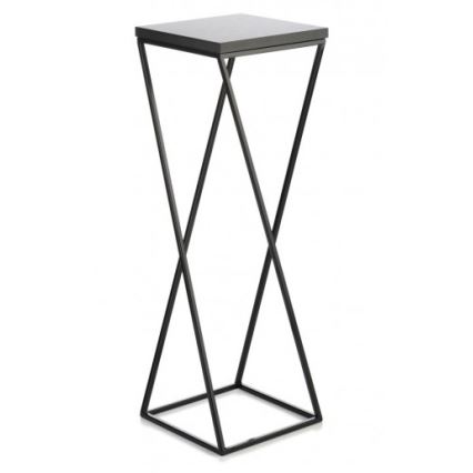 Suporte de flores LOFT 70x24 cm preto