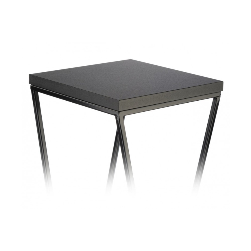 Suporte de flores LOFT 70x24 cm preto