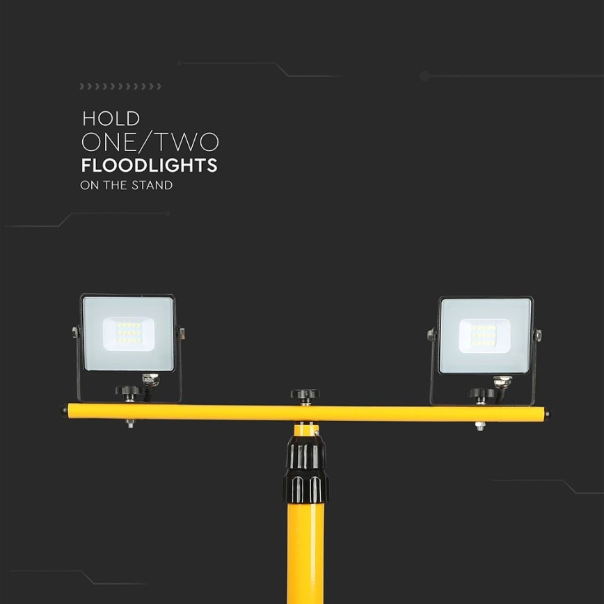 Suporte de foco 180 cm amarelo