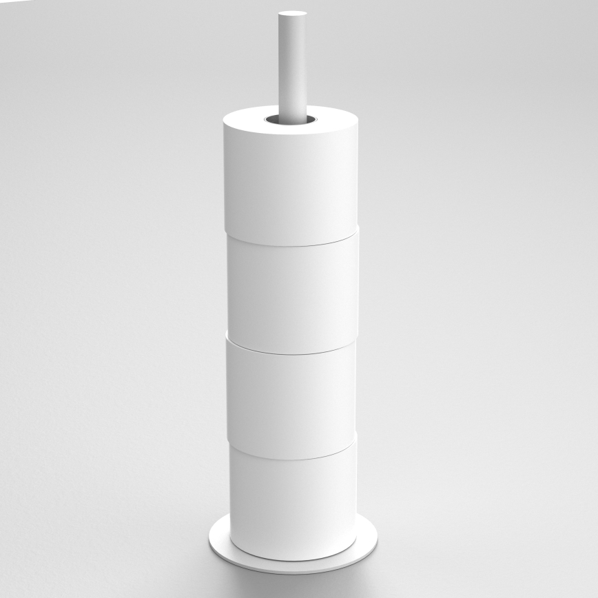 Suporte de papel higiénico 51 cm branco