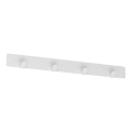 Suporte de parede para toalha 40 cm branco
