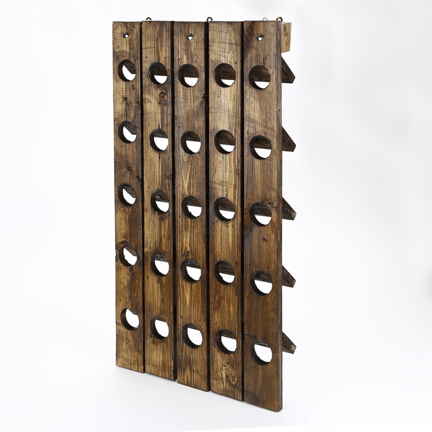 Suporte de parede para vinho ICKI 85x45 cm abeto