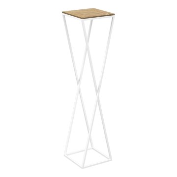 Suporte para flores 100x24 cm branco