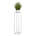 Suporte para flores 100x24 cm cinzento