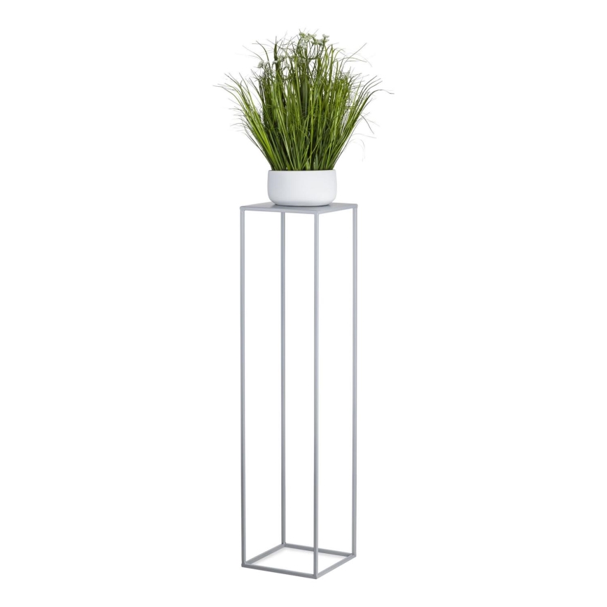 Suporte para flores 100x24 cm cinzento