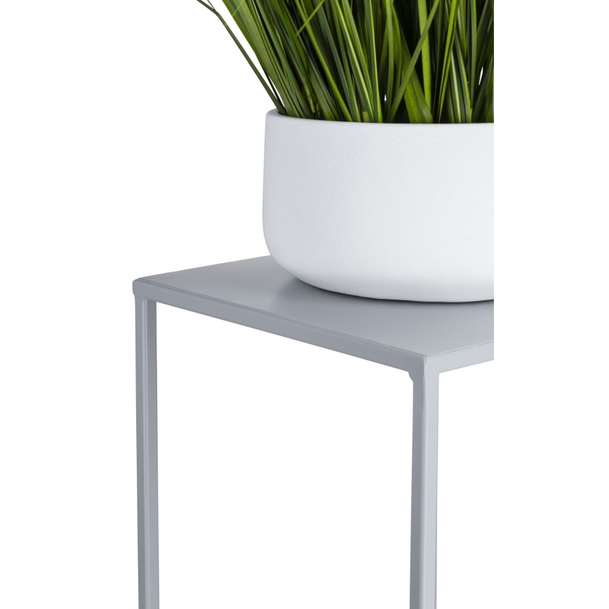 Suporte para flores 100x24 cm cinzento