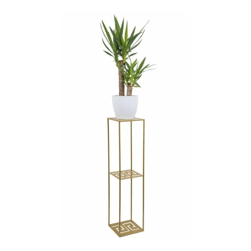Suporte para flores 100x24 cm dourado