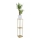 Suporte para flores 100x24 cm dourado