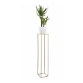 Suporte para flores 100x24 cm dourado