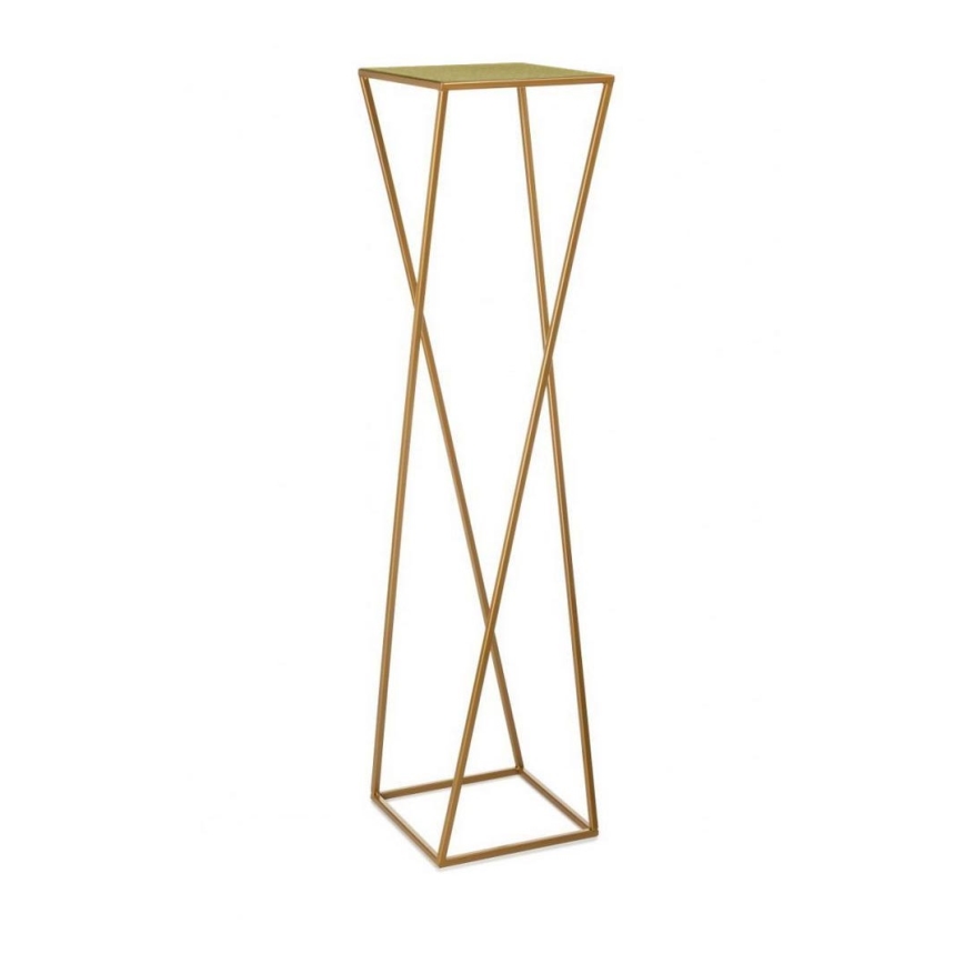 Suporte para flores 100x24 cm dourado
