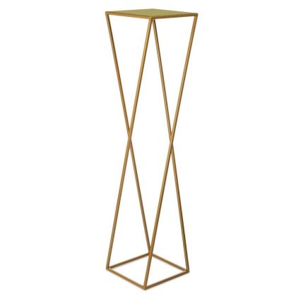 Suporte para flores 100x24 cm dourado