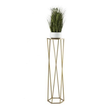 Suporte para flores 100x24 cm dourado