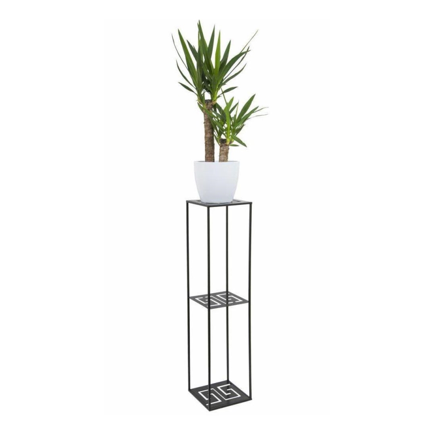 Suporte para flores 100x24 cm preto