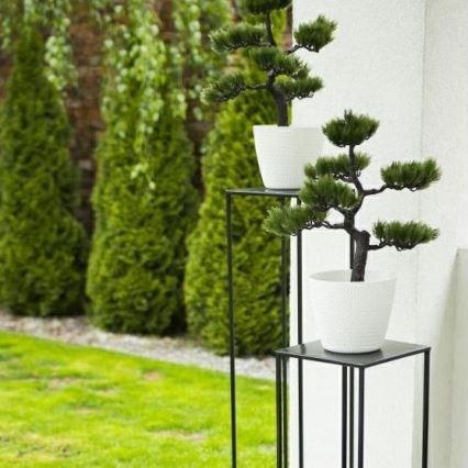 Suporte para flores 100x24 cm preto