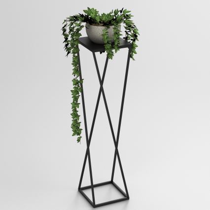 Suporte para flores 100x24 cm preto