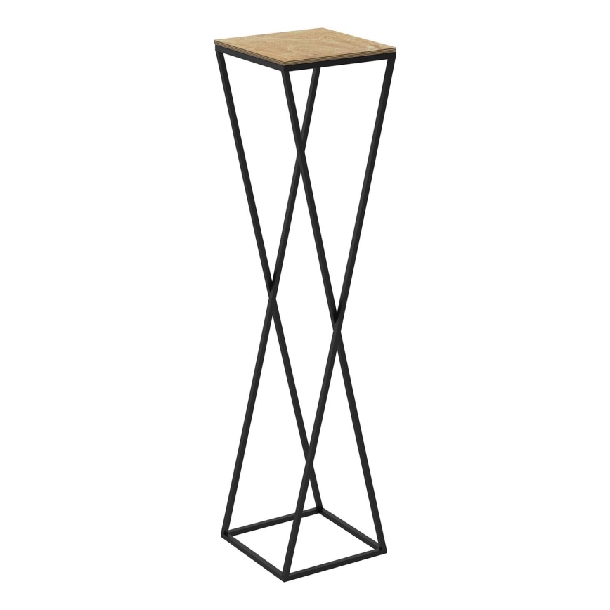 Suporte para flores 100x24 cm preto
