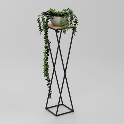Suporte para flores 100x24 cm preto