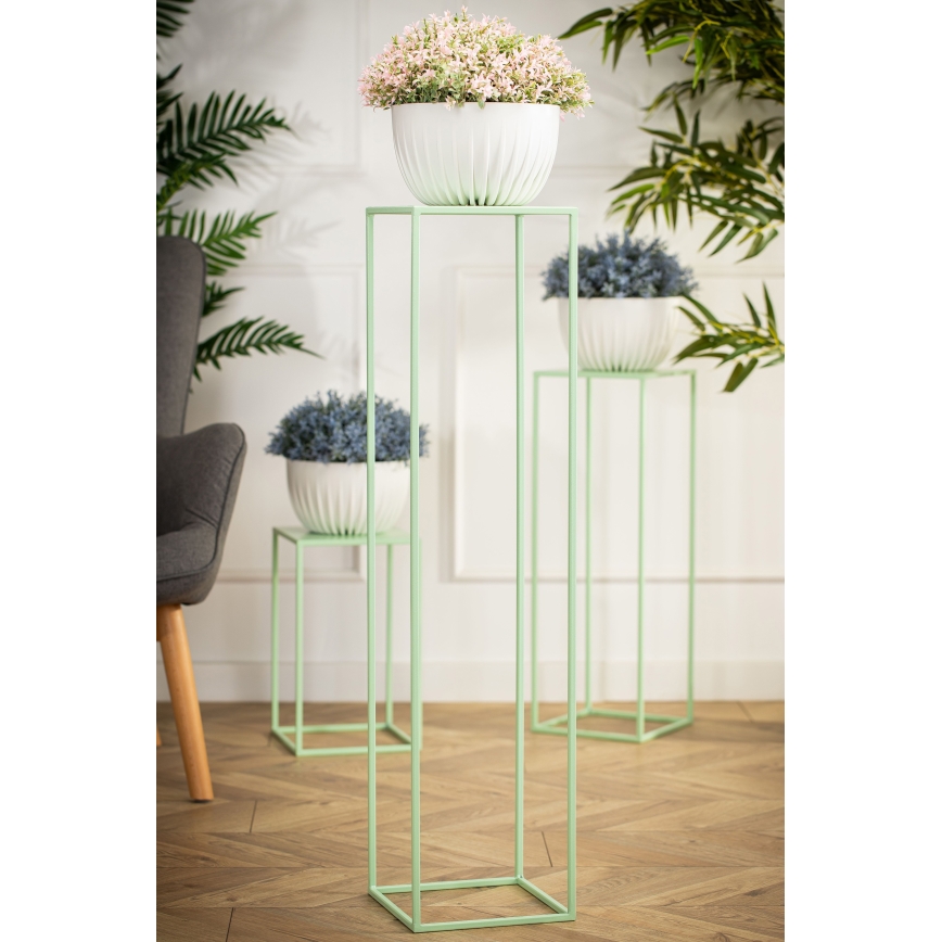 Suporte para flores 100x24 cm verde claro