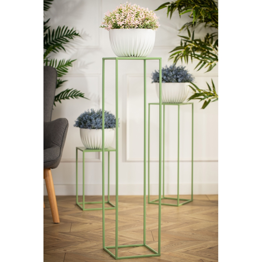 Suporte para flores 100x24 cm verde escuro