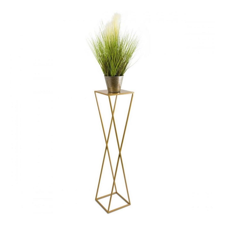 Suporte para flores 100x24 dourado