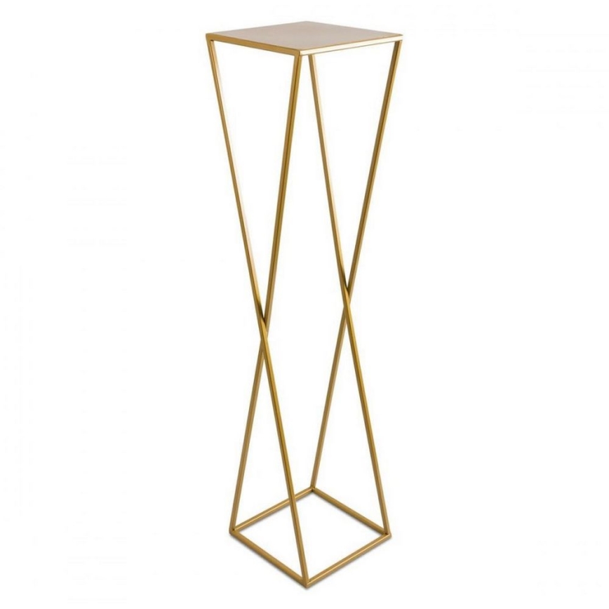 Suporte para flores 100x24 dourado