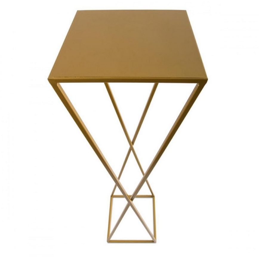 Suporte para flores 100x24 dourado