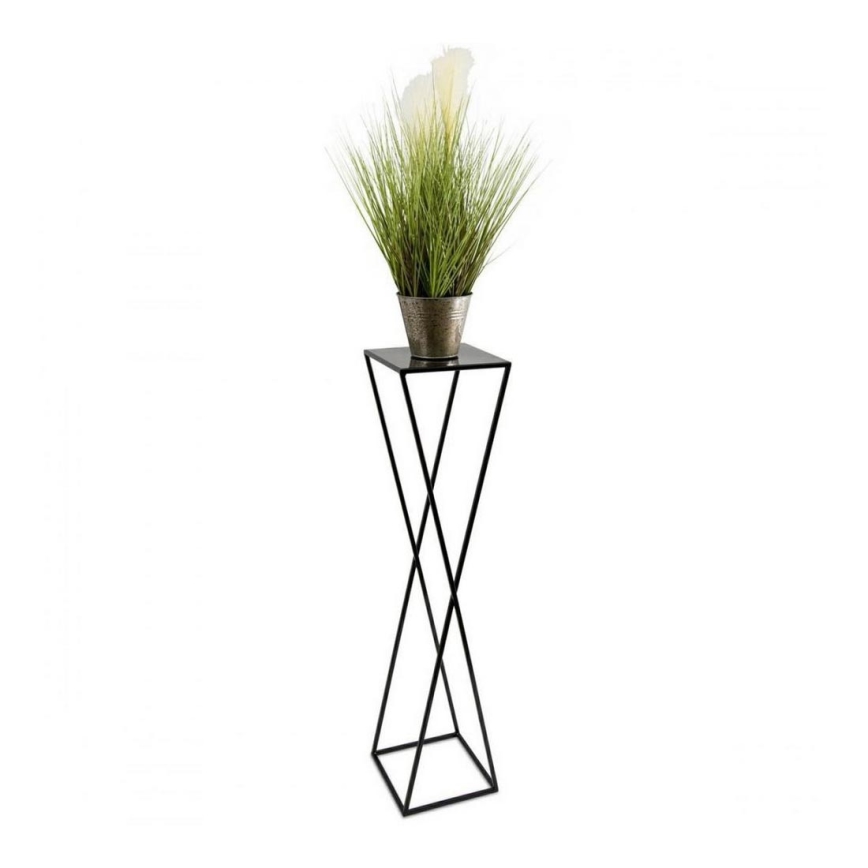 Suporte para flores 100x24 preto