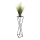 Suporte para flores 100x24 preto
