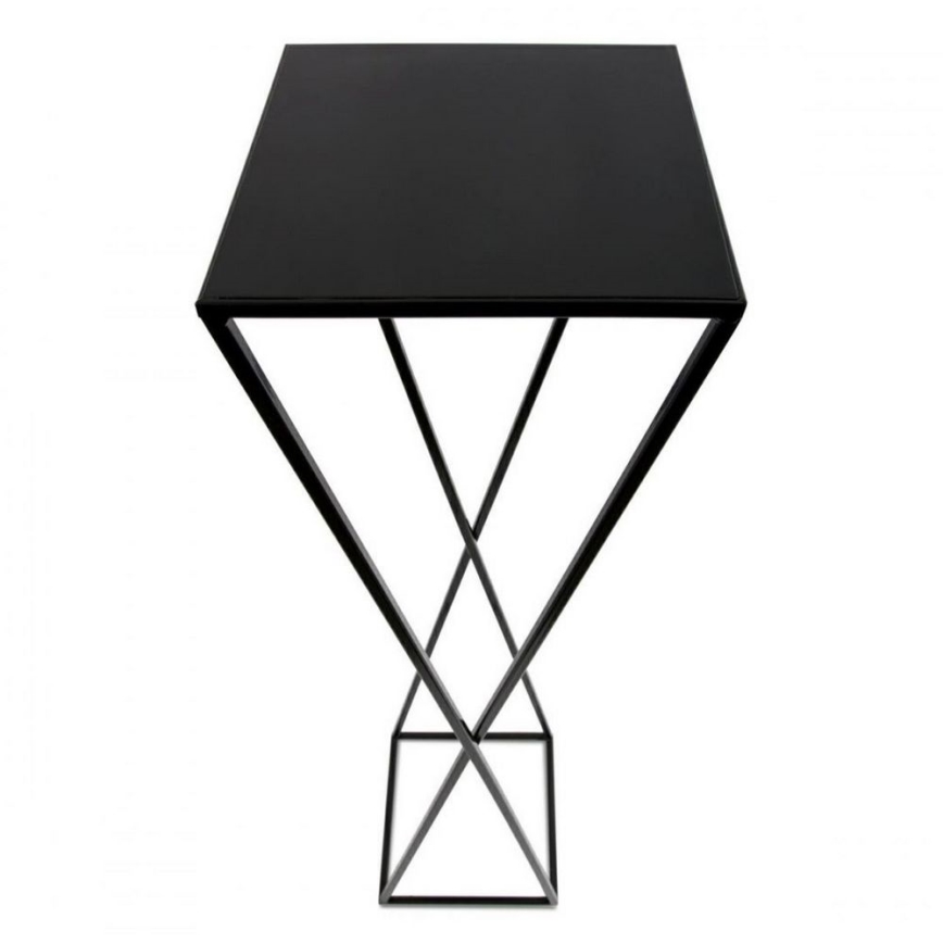 Suporte para flores 100x24 preto