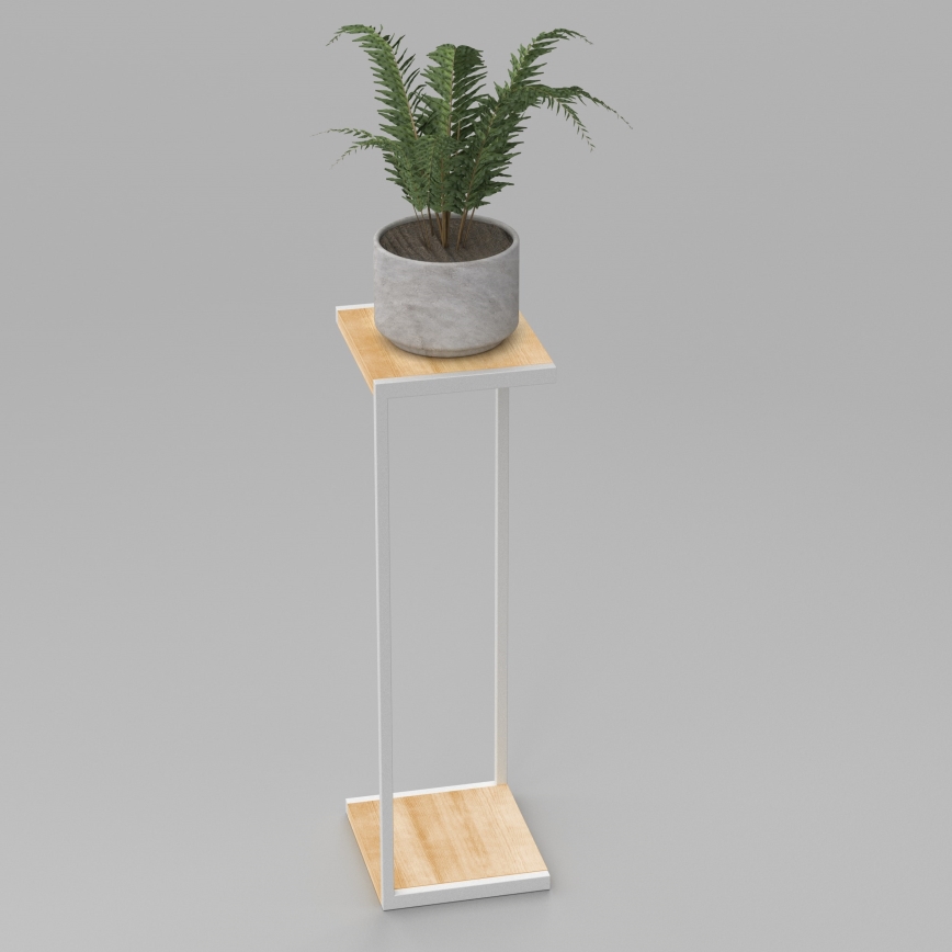 Suporte para flores 100x30x34 cm branco