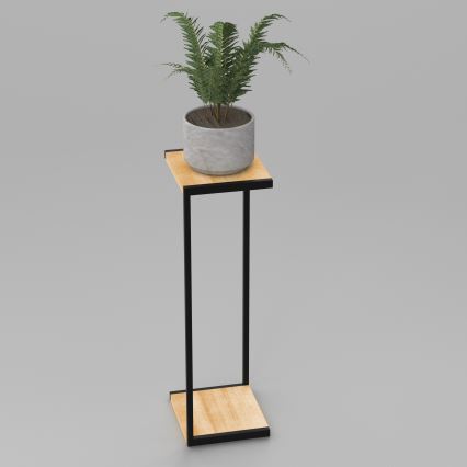 Suporte para flores 100x30x34 cm preto