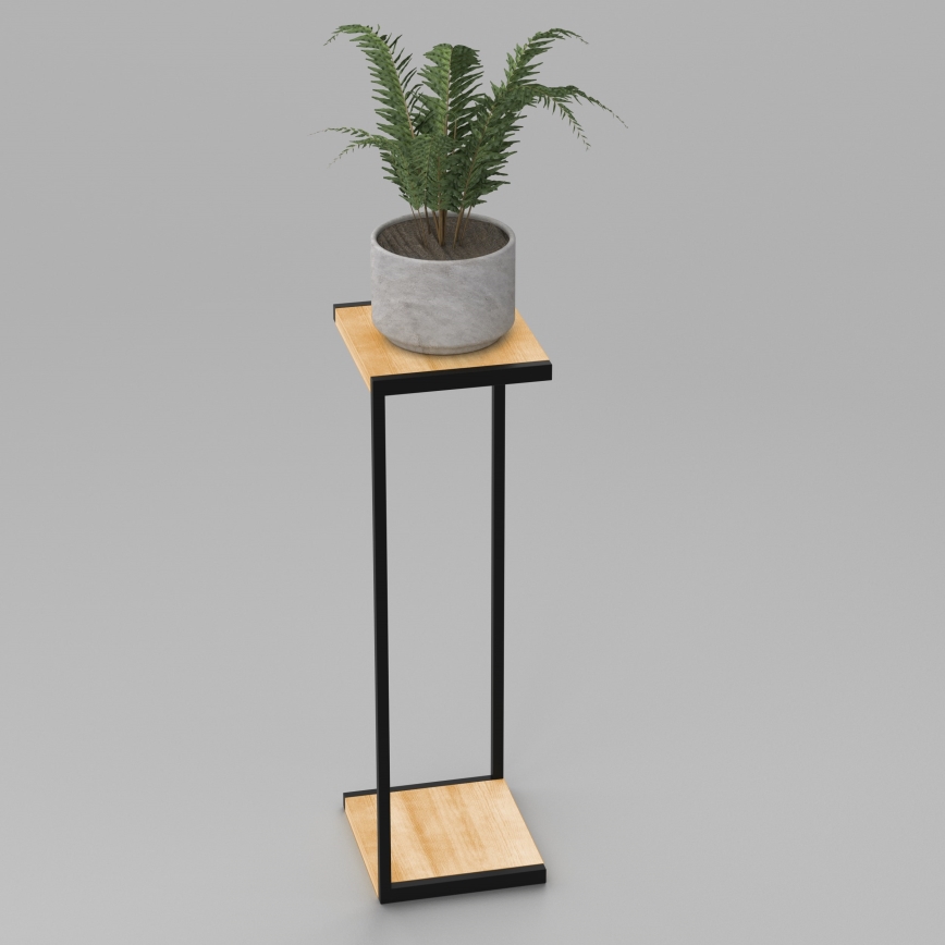 Suporte para flores 100x30x34 cm preto