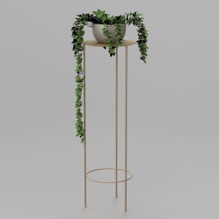 Suporte para flores 100x32 cm dourada