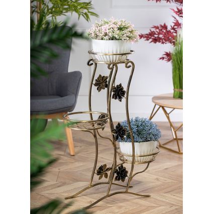 Suporte para flores 100x70 cm dourado