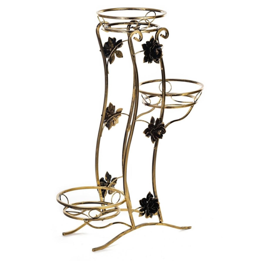 Suporte para flores 100x70 cm dourado