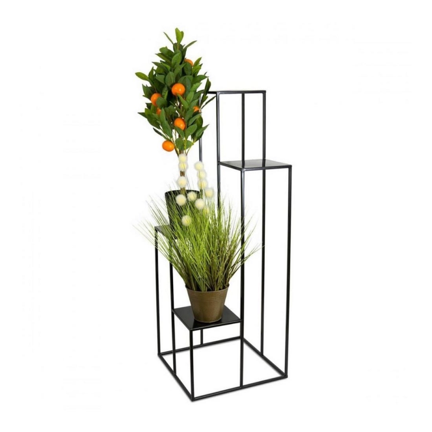 Suporte para flores 110x40 cm preto