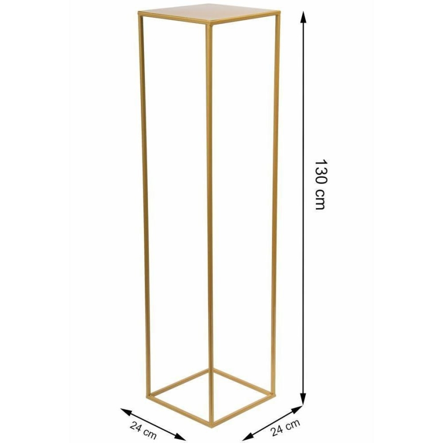 Suporte para flores 130x24 cm dourado