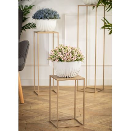 Suporte para flores 40x24 cm bege