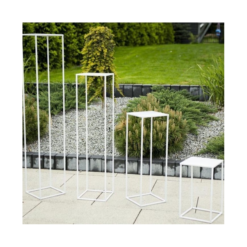 Suporte para flores 40x24 cm branco