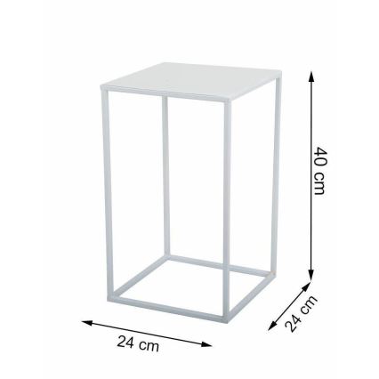 Suporte para flores 40x24 cm branco