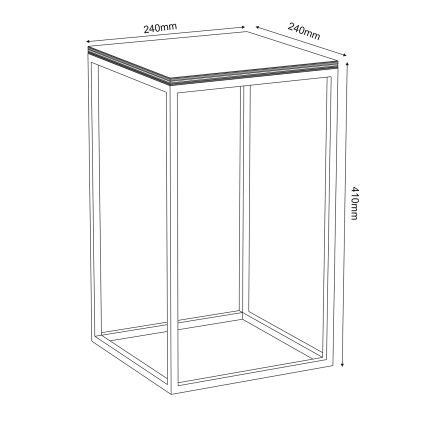 Suporte para flores 40x24 cm branco