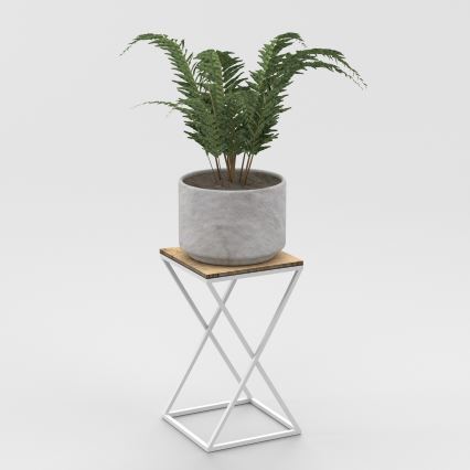 Suporte para flores 40x24 cm branco