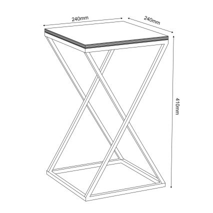 Suporte para flores 40x24 cm branco