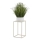 Suporte para flores 40x24 cm creme