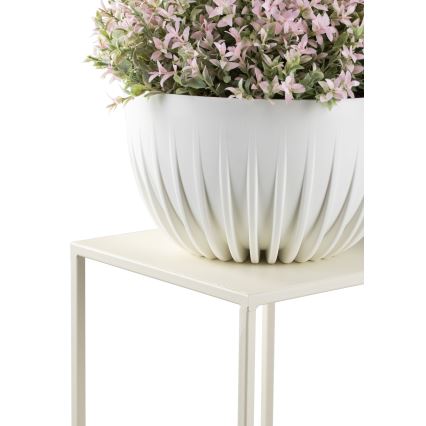 Suporte para flores 40x24 cm creme