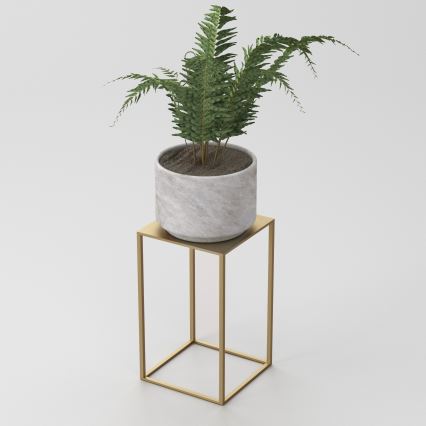 Suporte para flores 40x24 cm dourada