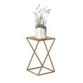 Suporte para flores 40x24 cm dourado