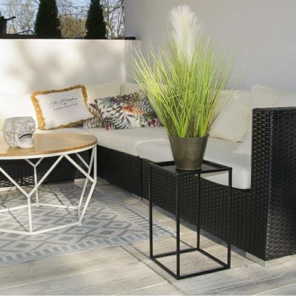 Suporte para flores 40x24 cm preto