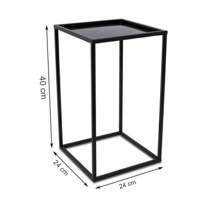 Suporte para flores 40x24 cm preto
