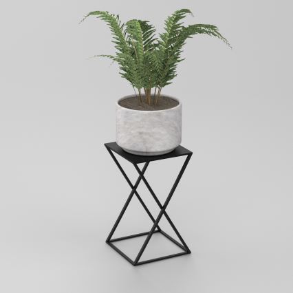 Suporte para flores 40x24 cm preto